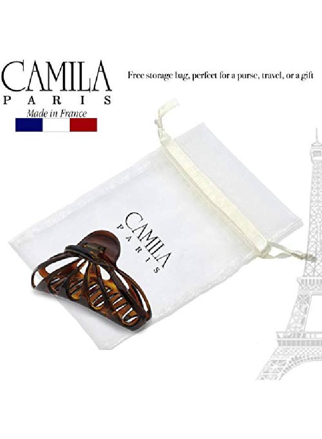 CAMILA Paris Nv109 French Hair Clip For Women For Thick Volume Hair Tortoise Shell Girls Hair Claw Clips Jaw Fashion Durable Styling Hair Accessories For Women Strong Hold Grip Made In France - Image 5