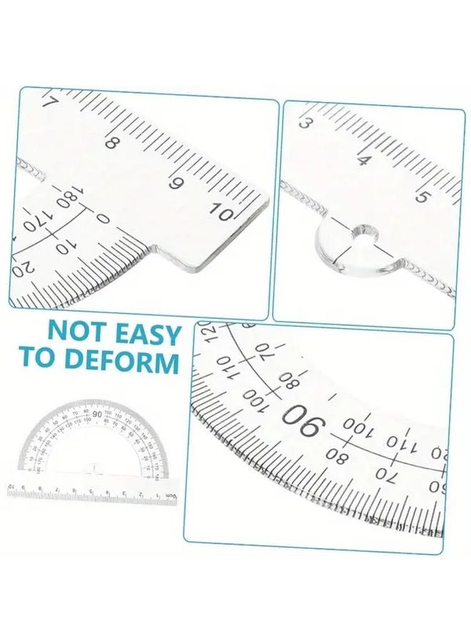Small Hollow Angle Gauge 180 Degree Precision Half Circle Protractor for Engineering and Carpentry - Image 5