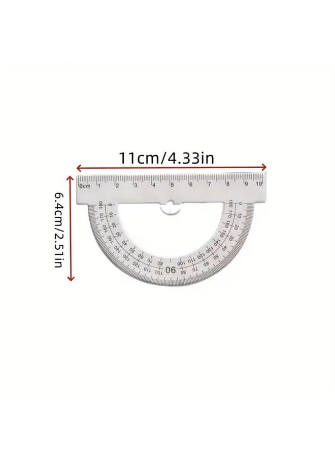 Small Hollow Angle Gauge 180 Degree Precision Half Circle Protractor for Engineering and Carpentry - Image 4