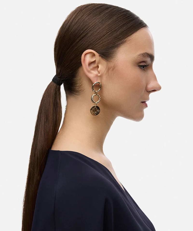 ابيكول Dangle Asymmetrical Earrings