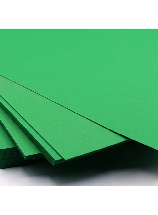 firstnock Color Card Paper Green, A3 - 10 Sheets - 250GSM Thick Colored Card Stock - Premium Craft Paper for DIY, Invitations, Arts & Crafts and Printing - Image 2