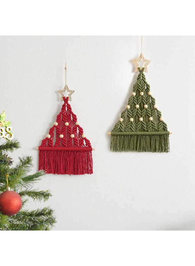 Bluejw New Christmas Decoration Hand-woven Tapestry Christmas Tree Pendant Cotton Rope Material Bag Foreign Trade New Supply  - Image 4