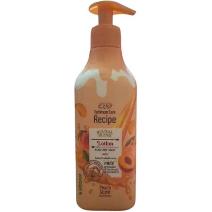 Eva cosmetics Optimum Care Recipe Revival Blend Lotion For Dry Skin - Peach Scent 370 Ml - Image 3