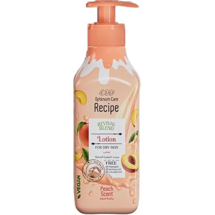 Eva cosmetics Optimum Care Recipe Revival Blend Lotion For Dry Skin - Peach Scent 370 Ml - Image 1