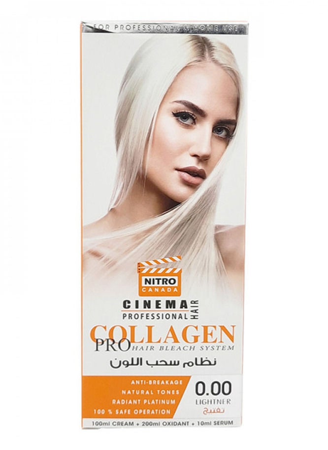 NITRO CINEMA Collagen Pro Hair Color Bleach System 0.00 Lightner  - Image 1