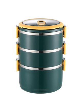 Stackable portable bento box, stainless steel construction, easy to clean and maintain, keeps your food fresh and prevents spillage - pzsku/ZF7E9EFEDF22B2EEAB25CZ/45/1744676082/9a162623-2fac-4b94-8790-6f370e3c5fa2