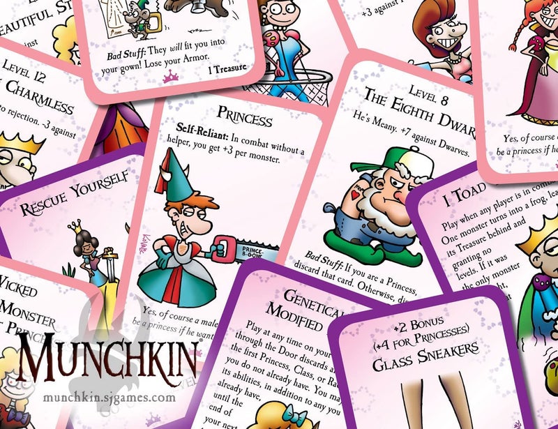 Steve Jackson Games Munchkin Princesses Card Game (Mini-Expansion) | 15 Cards | Adult, Kids, & Family Game | Fantasy Adventure Roleplaying Game | Ages 10+ | 3-6 Players | Avg Play Time 120 Min | from - Image 2