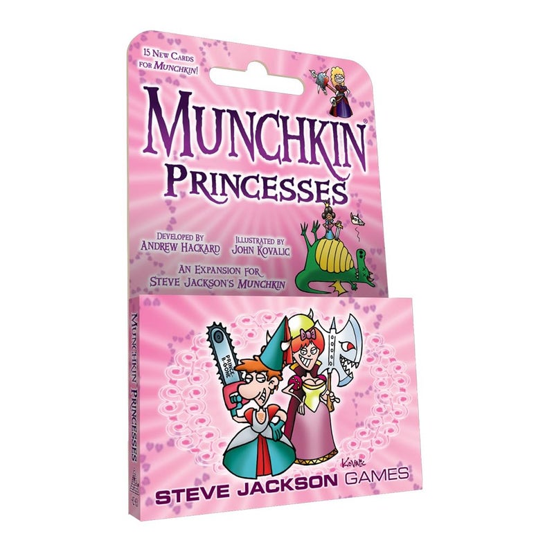 Steve Jackson Games Munchkin Princesses Card Game (Mini-Expansion) | 15 Cards | Adult, Kids, & Family Game | Fantasy Adventure Roleplaying Game | Ages 10+ | 3-6 Players | Avg Play Time 120 Min | from - Image 1