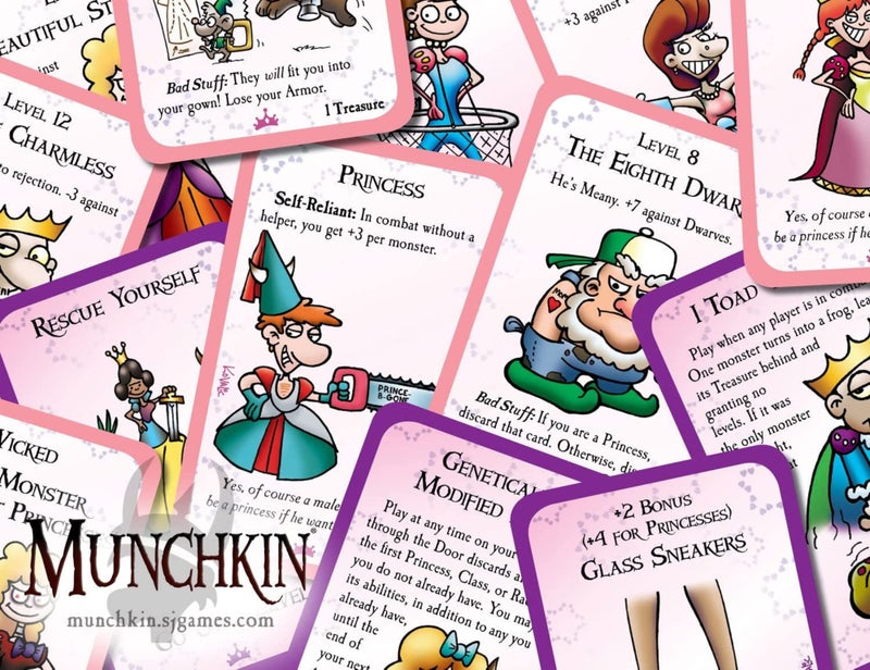 Steve Jackson Games Munchkin Princesses Card Game (Mini-Expansion) | 15 Cards | Adult, Kids, & Family Game | Fantasy Adventure Roleplaying Game | Ages 10+ | 3-6 Players | Avg Play Time 120 Min | from - Image 3