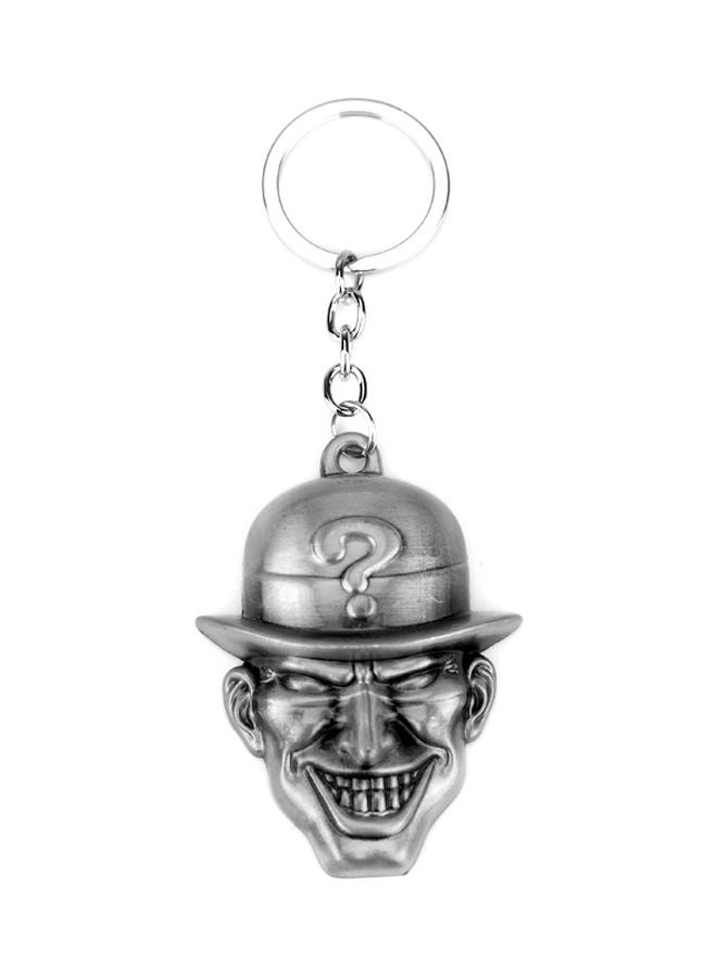 NIBEMINENT Riddler Mask Key Chain Antique Pewter - Image 1