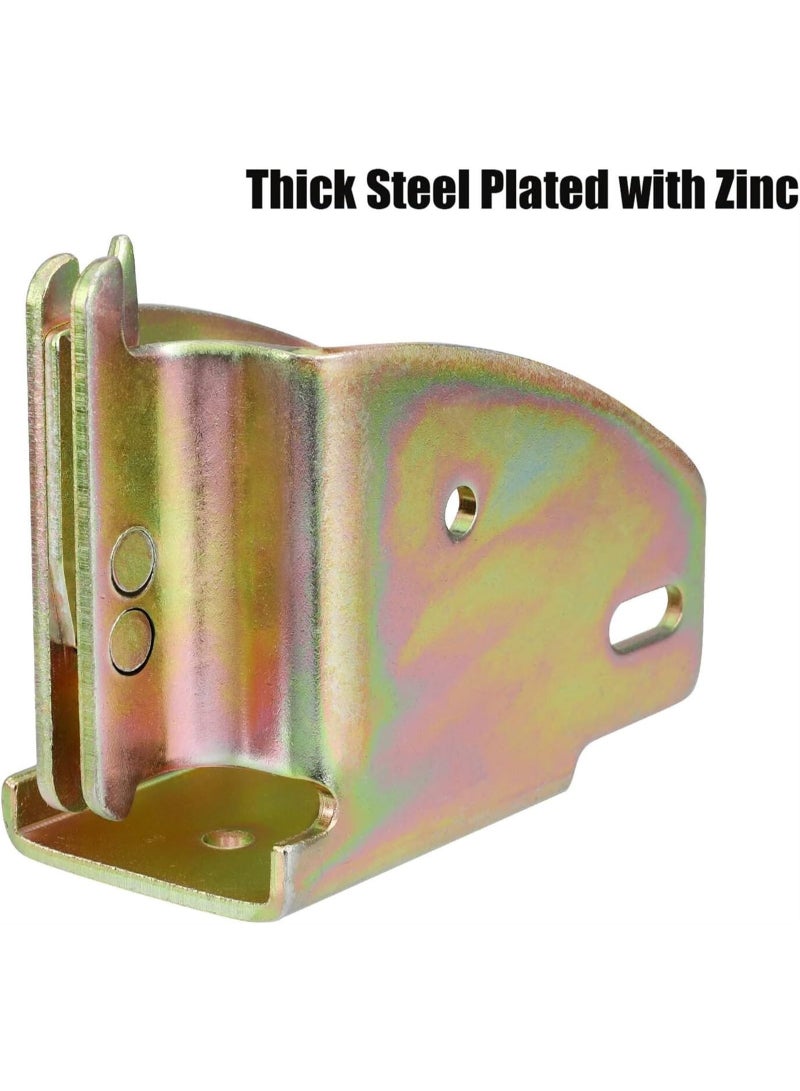 Generic 10-pack of beam end sleeve fittings, galvanized steel, fits 2x4 2x6, adds removable load lock bar for cargo area  - Image 3