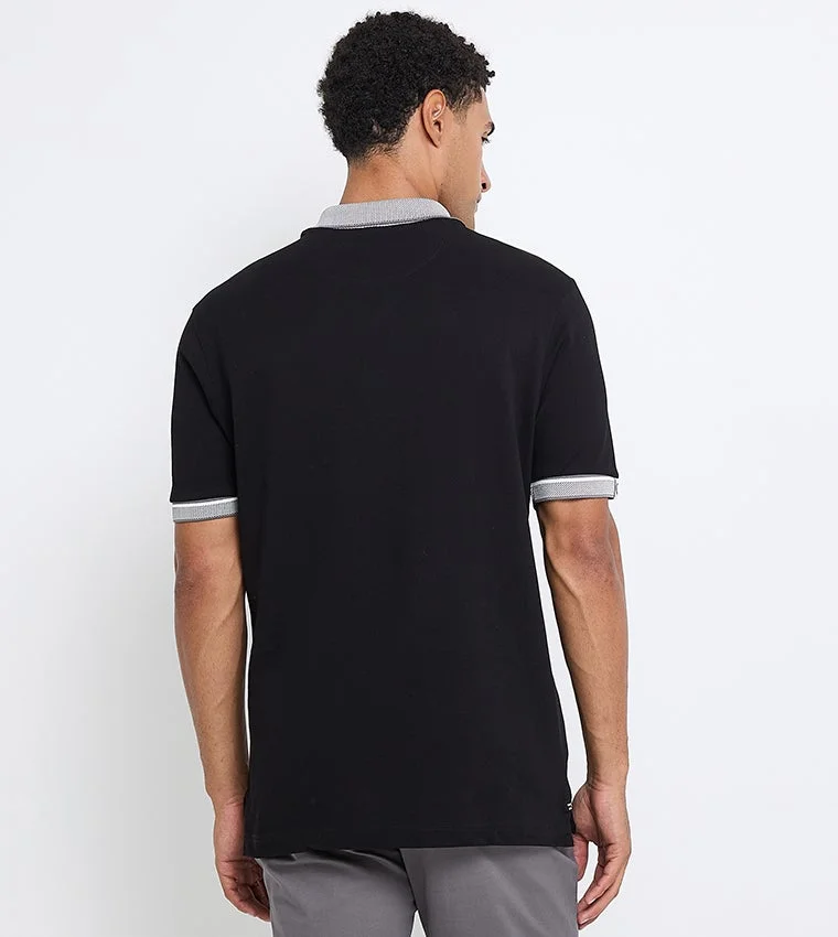 Ben Sherman  Ben Sherman Men's Short Sleeve Solid Polo Tees for Men | Best Price UAE