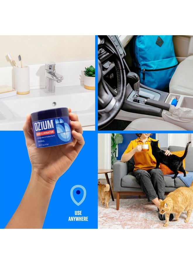 Ozium 8 Oz. 1 Pack Odor Eliminating Gel for Homes, Cars, Offices and More - Image 4