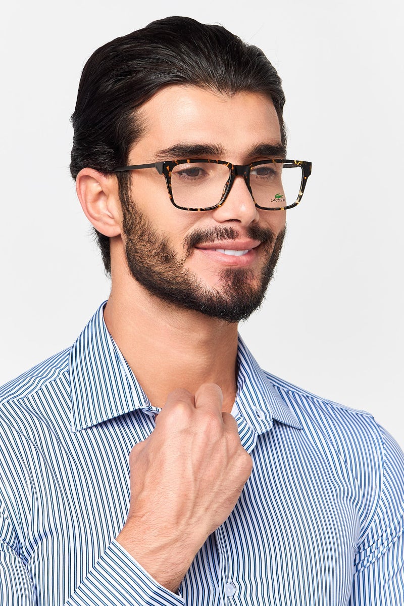 LACOSTE Men L2867 Rectangular Reading Glasses, Multicolor - Image 2