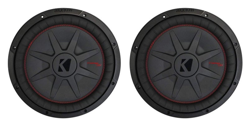Kicker (2) Kicker 48CWRT122 COMPRT12 2000W 12" DVC 2-Ohm Shallow Car Subwoofers Subs - Image 1