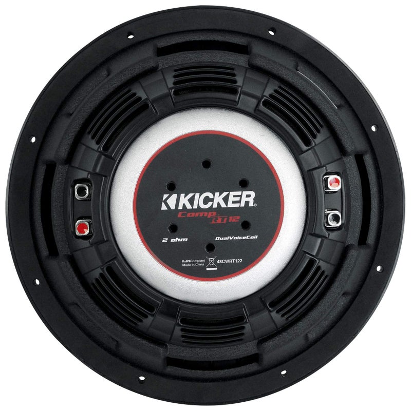 Kicker (2) Kicker 48CWRT122 COMPRT12 2000W 12" DVC 2-Ohm Shallow Car Subwoofers Subs - Image 3