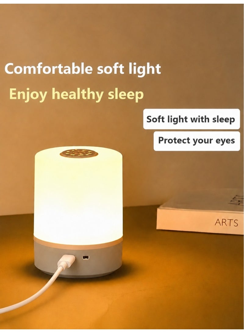 سباركسبروت مصباح طاولة LED صغير يعمل بالطاقة عبر USB، مصباح ليلي بجانب السرير مع مستشعر لمس، بثلاثة ألوان قابلة للتعتيم، مصباح ديكوري بلمسة واحدة مناسب للمنزل وغرفة النوم وغرفة الأطفال وغرفة الرضيع والرضاعة الليلية والمطعم والبار. - Image 5