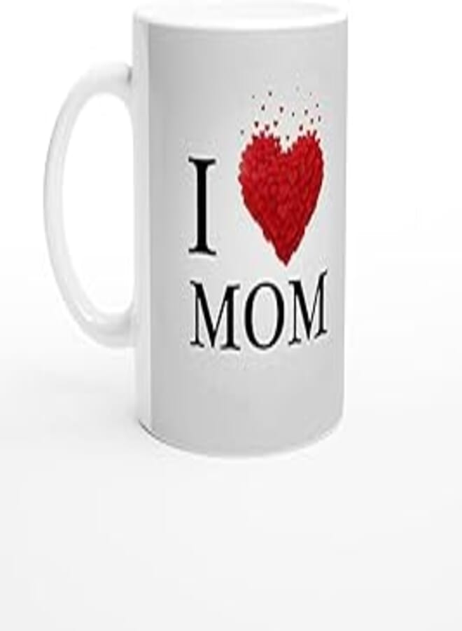 Creative Printed Mug mather's DayWith Special Design -i love momm (white mug) 