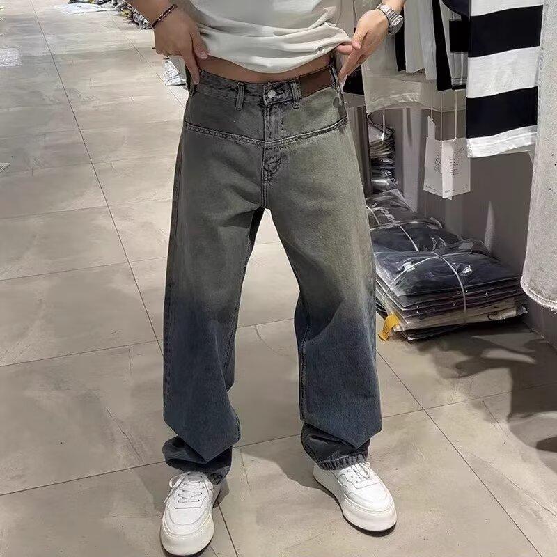Unisex Classic Denim Jeans Loose Fit Daily Outdoor Wear - Image 4