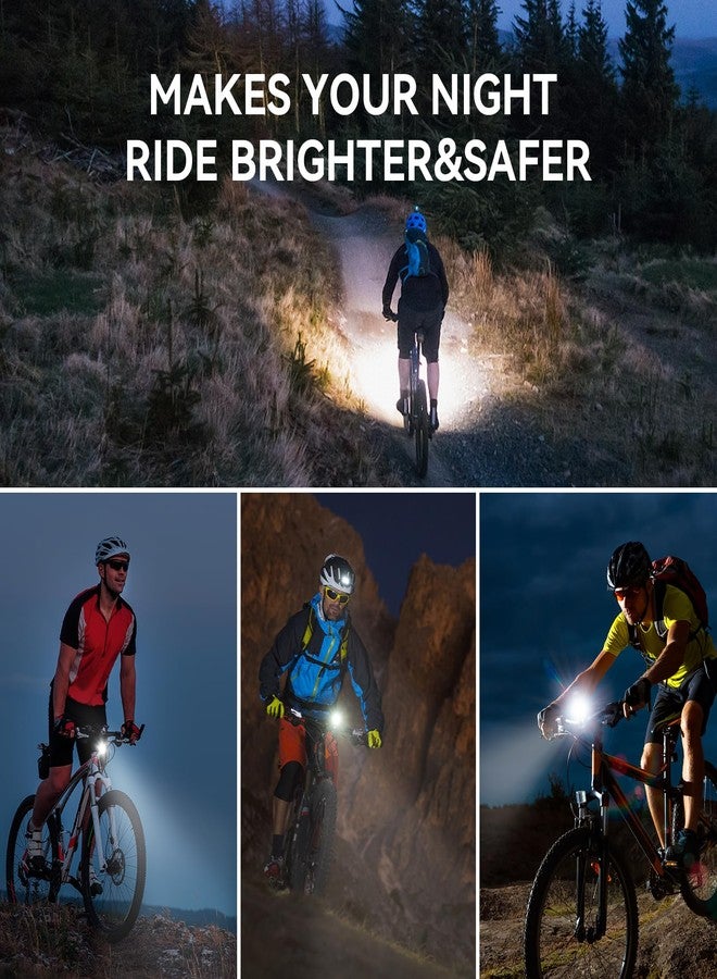 XOSS XL-1200 Bike Headlight for Night Riding,1200 Lumen USB-C Rechargeable Bicycle Headlight,6 Lighting Modes Aluminium Shell Bike Front Light - Image 4