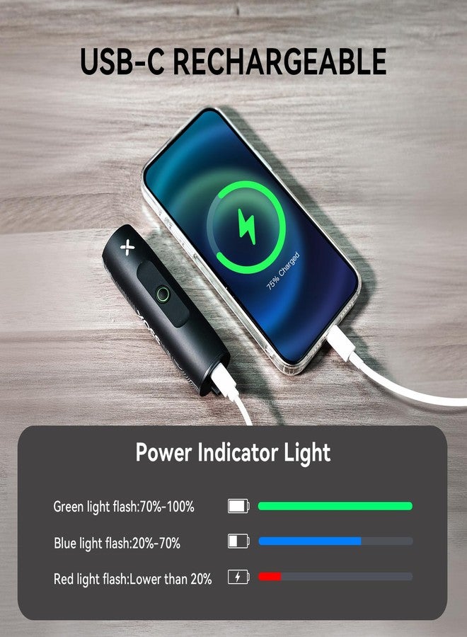 XOSS XL-1200 Bike Headlight for Night Riding,1200 Lumen USB-C Rechargeable Bicycle Headlight,6 Lighting Modes Aluminium Shell Bike Front Light - Image 3