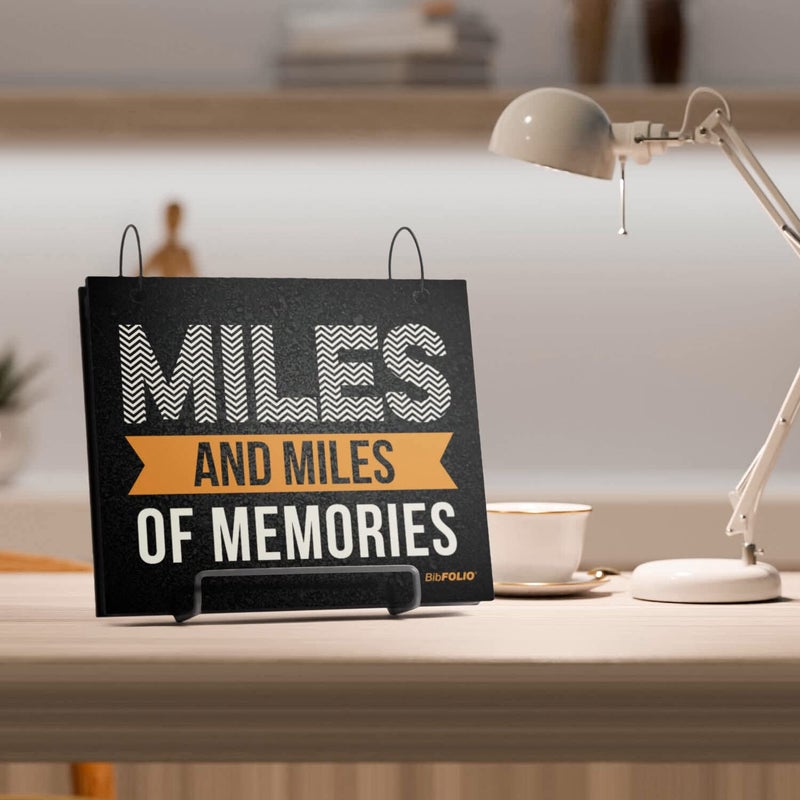 Gone For a Run BibFOLIO Race Bib Album | Bib Holder Miles of Memories | Black - Image 4