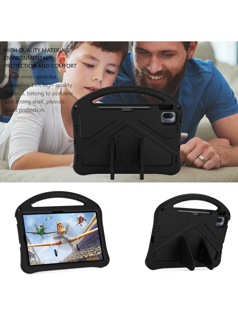 عام غطاء حماية لجهاز Huawei MatePad SE 11 (2024)، مقاوم للصدمات للأطفال، مصمم من مادة EVA، مع حامل لسهولة الاستخدام. - Image 4