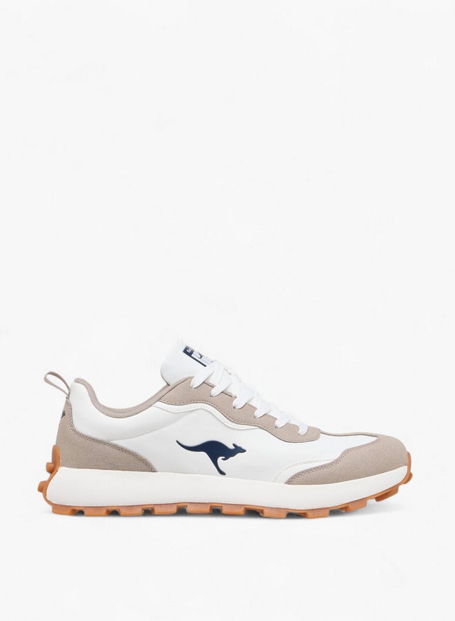 kangaROOS Men's Panelled Sneakers with Lace-Up Closure - Image 3