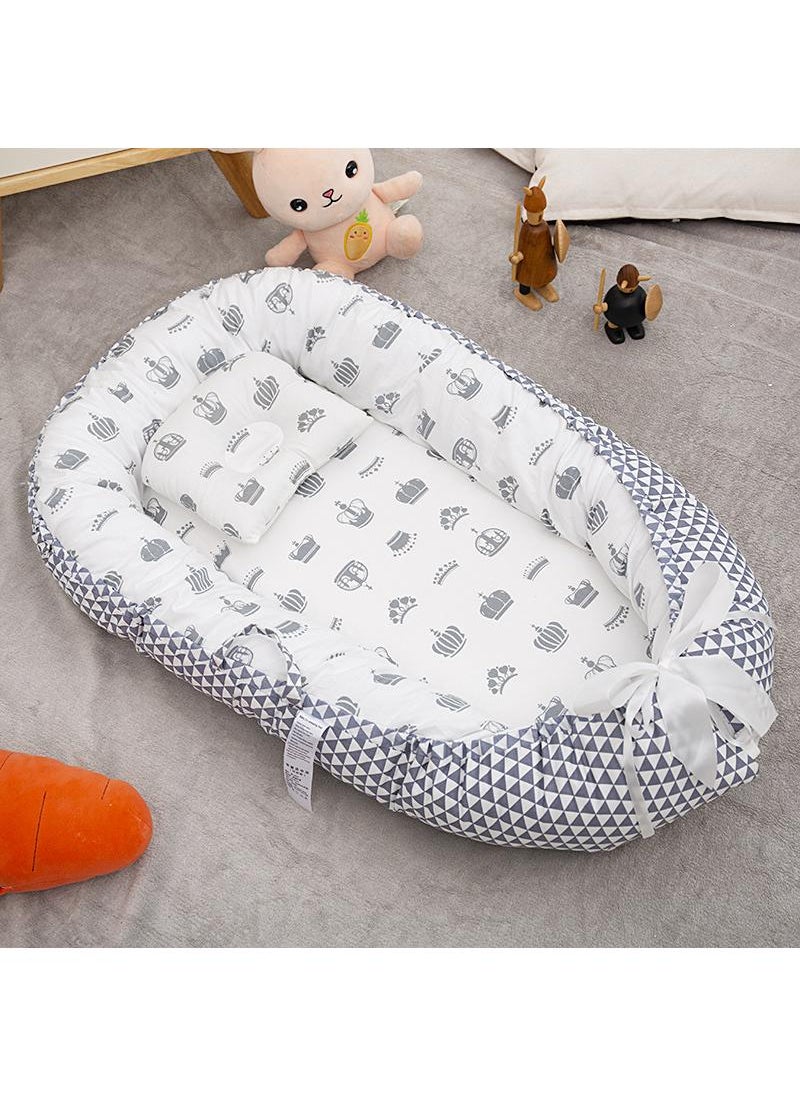 Y&D Portable Foldable Detachable Washable And Anti Pressure Baby Crib Bionic Detachable Baby Pillow Travel Baby Crib  - Image 1