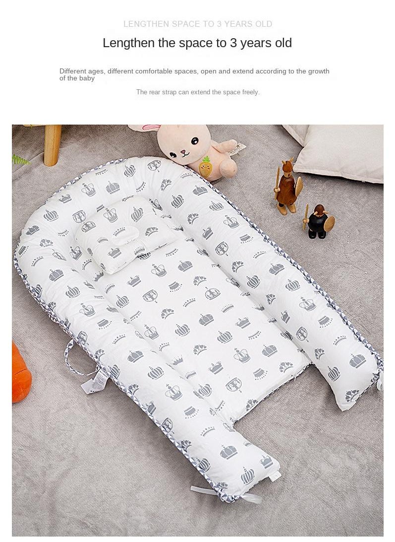 Y&D Portable Foldable Detachable Washable And Anti Pressure Baby Crib Bionic Detachable Baby Pillow Travel Baby Crib  - Image 5