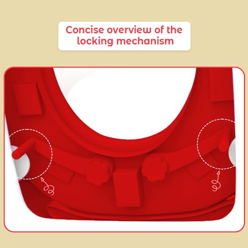 StarAndDaisy Potty Seat for Kids 1-5 Years – Child Safety Buckle Fixation Technology/Baby Potty Seat/Potty Training Seat with Comfortable Soft Cushion, Splash Proof Design, Anti Skid Legsd - Image 3