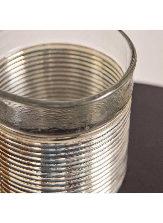 Home Box Erton Etched Glass Candleholder 12 x 12 x 12 cm - Image 3