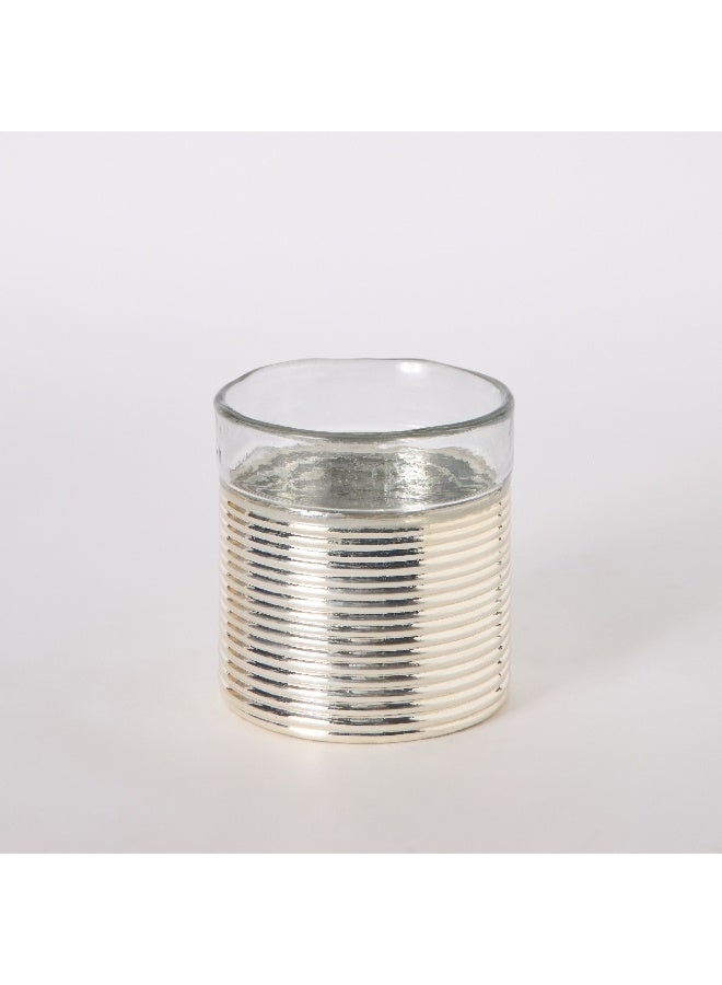 Home Box Erton Etched Glass Candleholder 12 x 12 x 12 cm - Image 4