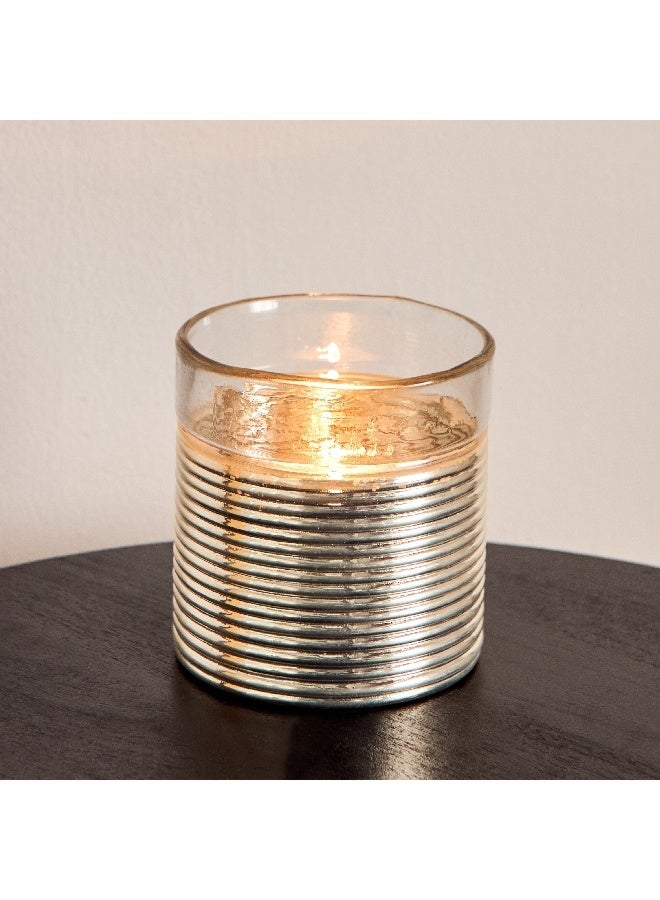 Home Box Erton Etched Glass Candleholder 12 x 12 x 12 cm - Image 5