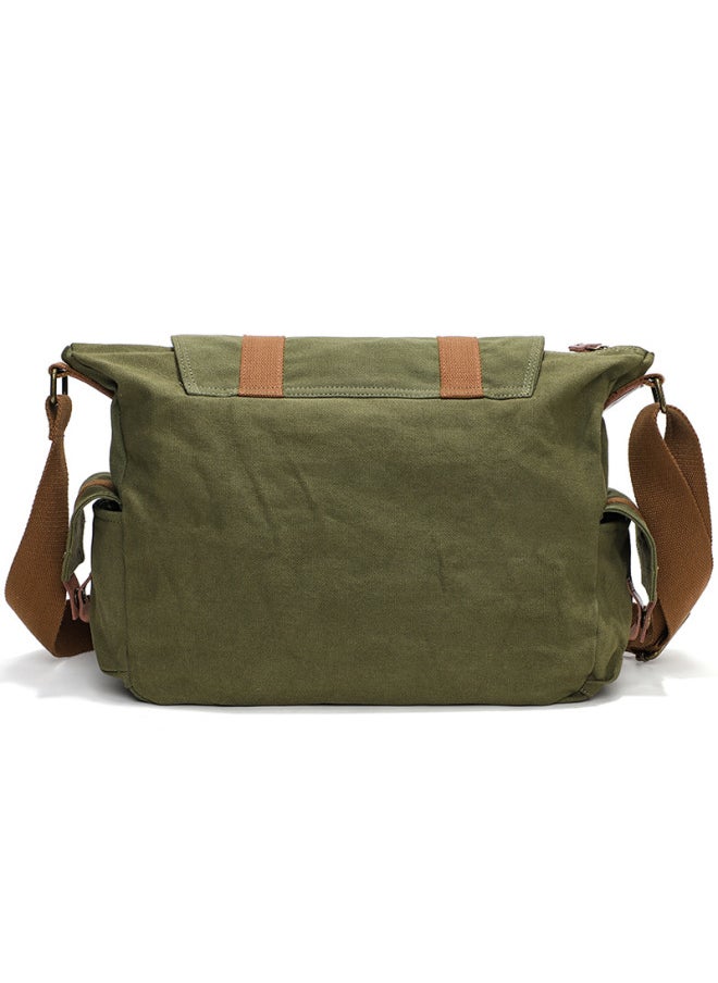 Generic SLR Camera Satchel Retro Canvas Shoulder Crossbody Photography Bag Waterproof Readable Liner Digital Camera Storage Bag-Color:Khaki  - Image 3