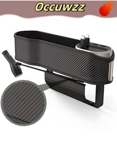 Occuwzz Large Capacity Car Seat Gap Filler with Fast Charging Convenient Wireless Charger and Storage Box Cup Holder USB Car Accessories for Automotive Interior  - Image 1