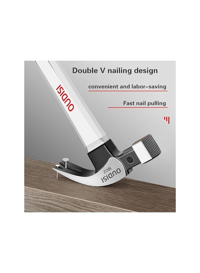 PROMASS 13OZ Heavy Claw Hammer Nail Hammer Tool Steel Woodworking Striking Tools Magnetic Automatic Nail Suction Hammer (SQUARE HEAD HAMMER) - Image 4