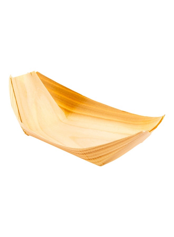 Restaurantware 5.5 x 3.5 Inch Food Boats, 200 Disposable Paper Food Boats- Heavy-Duty, Durable, Medium Paper Boats, For Snacks, Appetizers, Or Treats, Use At Parties Or Carnivals - Image 1