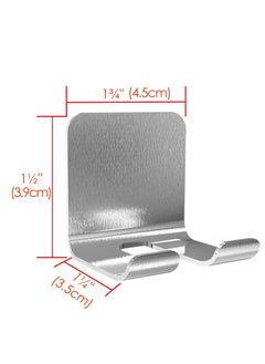Linkidea Linkidea 2 Pack Wall Mount Safety Razor Holder for Shower, Self Adhesive Shaver Hook Hanger Stand, Bathroom Wall Mounted Razor Holder Compatible with Vikings, Merkur Double Edge Safety Razor  - Image 2