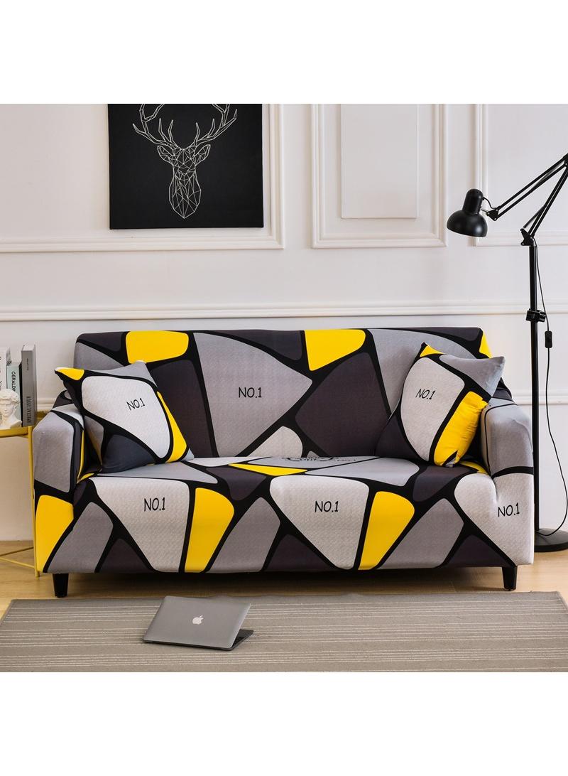 Full pack elastic anti slip sofa cover for four person sofa 235-300cm
