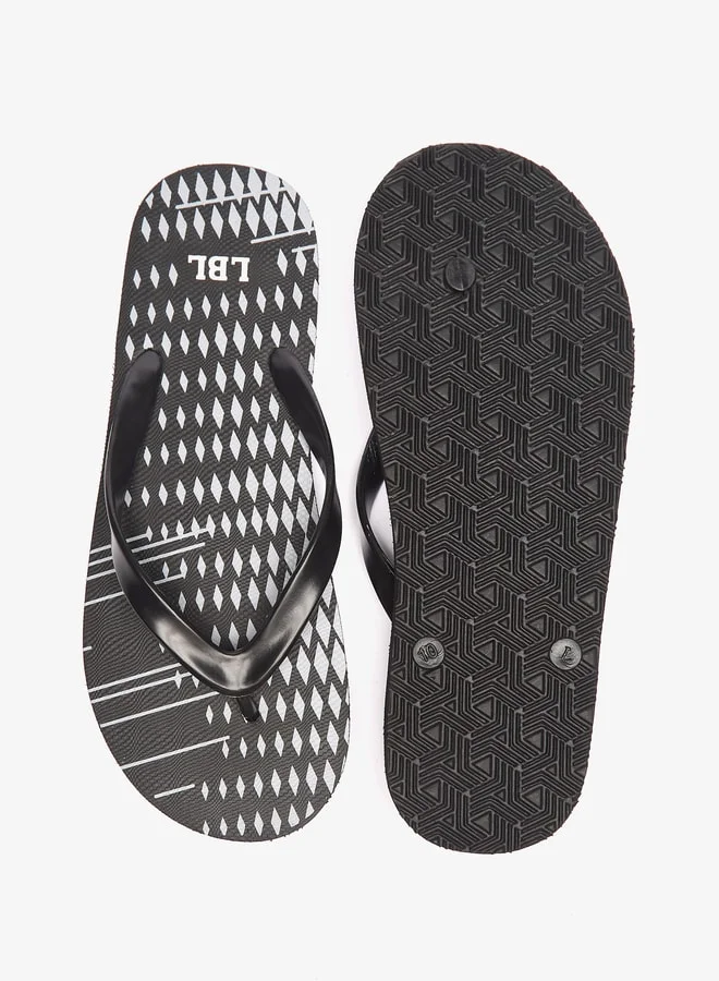 LBL by Shoexpress Men's Printed Flip Flops