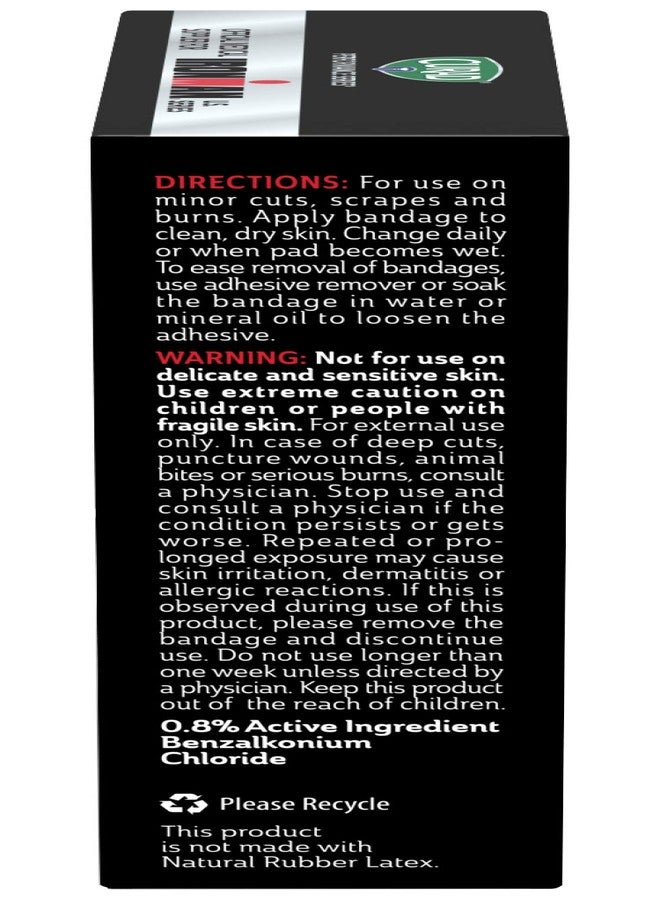 CURAD Performance Series IRONMAN Antibacterial Bandages, Extreme Hold Adhesive Technology, Knee & Elbow 3 inches x 3 inches, 10 Count, Ideal for Cuts, Scrapes, Sports, and Active Lifestyles - Image 4