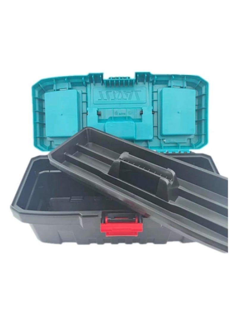 TOTAL Plastic Storage Tool Box Organizer 14 Inch TPBX0142 - Image 3