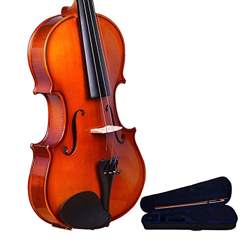 DOMENICO Handcrafted Solid Wood Acoustic Violin with Carrying Case,Rosin, Bow (4/4) - Image 2