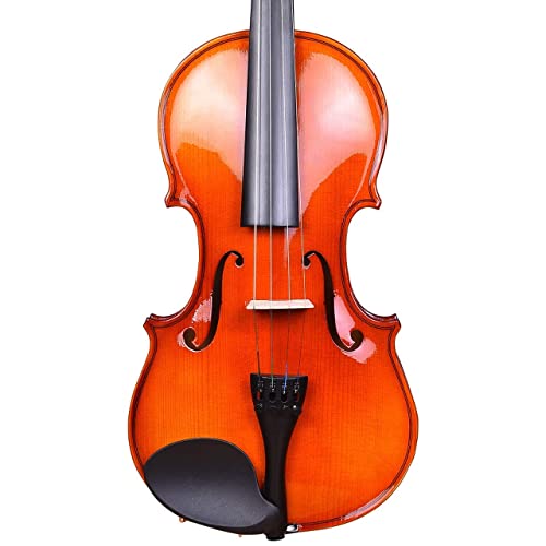 DOMENICO Handcrafted Solid Wood Acoustic Violin with Carrying Case,Rosin, Bow (4/4) - Image 5