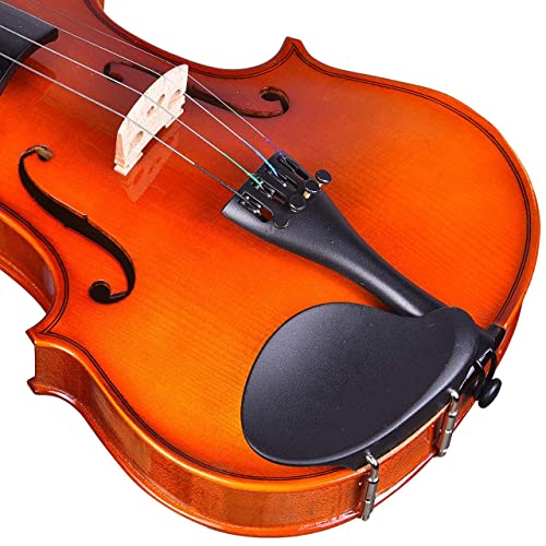 DOMENICO Handcrafted Solid Wood Acoustic Violin with Carrying Case,Rosin, Bow (4/4) - Image 4