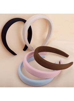Deoot 5 Pcs Headbands For Women Padded Headbands Cute Wide Head Bands Fashion Thick Headbands Non Slip Fashion Headband Head Bands For Women'S Hair Accessories For Women Girls  - Image 3