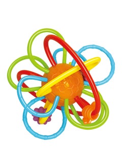 HOLA Hola Honeycomb Teething Toy, Soft TPU Material for Gentle Gum Massage, Spinning Ball with Sound Effects, Movable Rings for Fine Motor Skills, Teething Relief for Babies, Baby Rattle Toy, Teether, 0M+  - Image 5