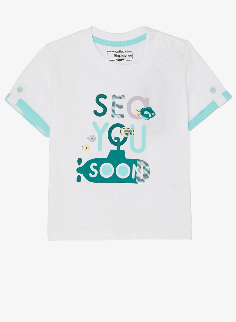 Ripples Boys Regular Fit Tee