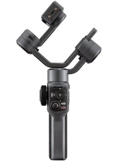 زيون Zhiyun Smooth 5 Combo Gimbal Stabilizer للهواتف الذكية، حامل هاتف محمول ثلاثي المحاور، مثبت محمول لمدونات الفيديو، YouTube، Tiktok، فيديو مباشر متوافق مع iPhone وAndroid  - Image 5